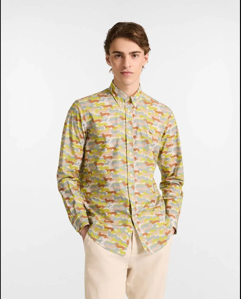 Мужская рубашка с принтом логотипа и длинными рукавами Harmont&Blaine, бежевый
Мужская рубашка с принтом логотипа и длинными рукавами Harmont&Blaine, бежевый