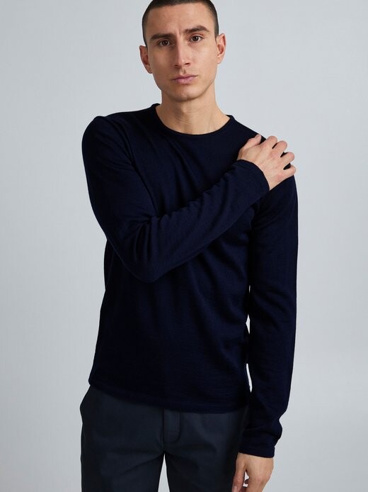 Вязаный свитер cfkent Casual Friday, синий 
Вязаный свитер cfkent Casual Friday, синий