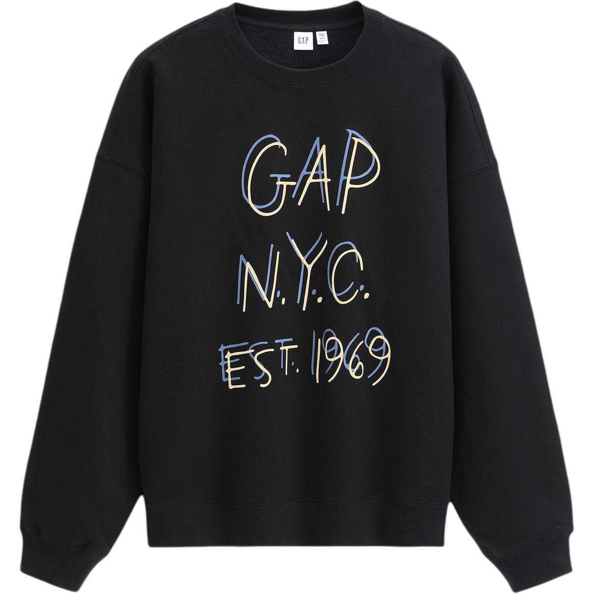 Унисекс свитшот GAP, черный
Унисекс свитшот GAP, черный