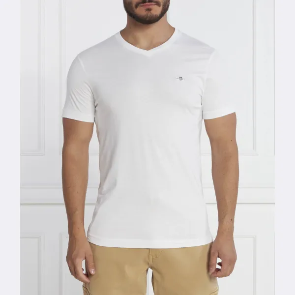 Облегающая футболка Gant, белый
Облегающая футболка Gant, белый