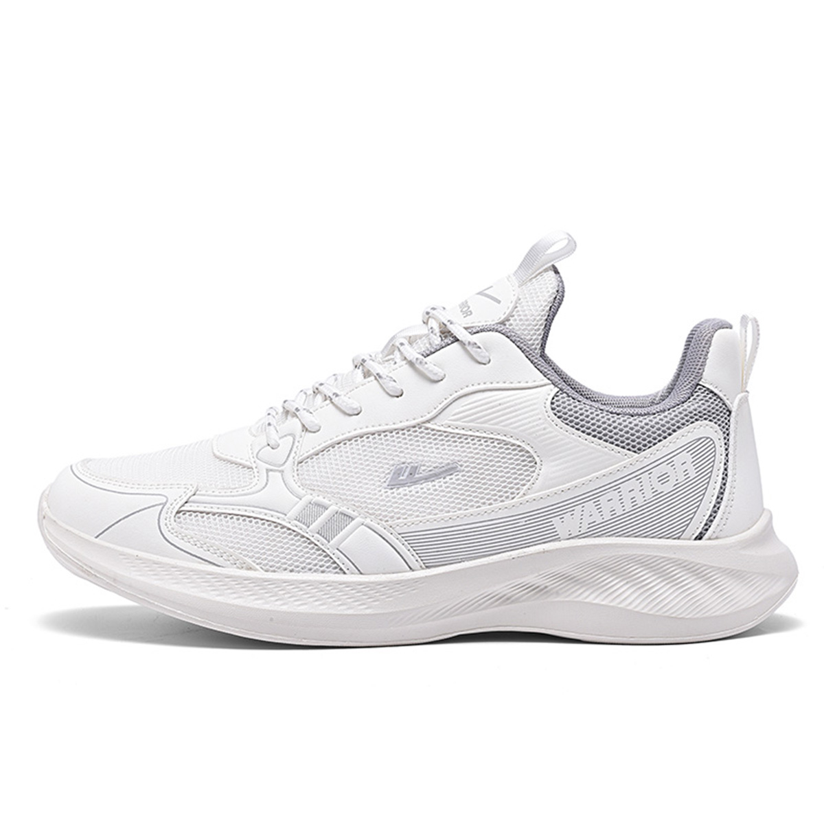 WARRIOR Амортизирующие износостойкие низкие кеды мужские бело-серые, цвет White Gray
WARRIOR Амортизирующие износостойкие низкие кеды мужские бело-серые, цвет White Gray