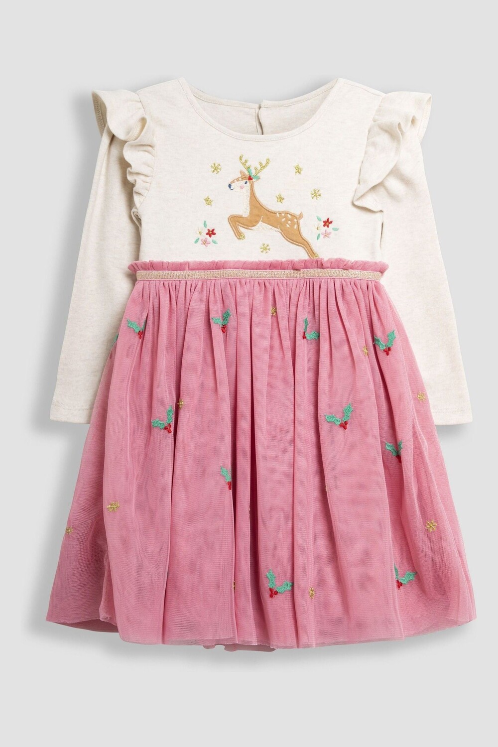 Платье для вечеринки из тюля с аппликацией Jojo Maman Bébé, розовый
Платье для вечеринки из тюля с аппликацией Jojo Maman Bébé, розовый