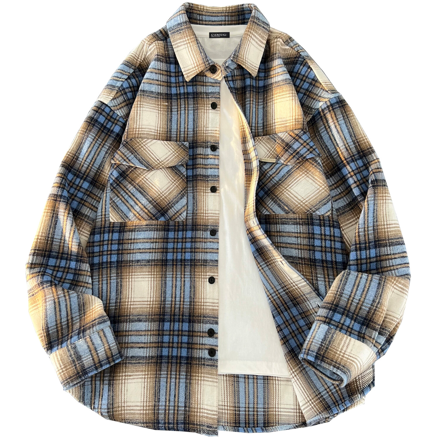 GNOMESHGH Рубашка унисекс, Синий 
GNOMESHGH Рубашка унисекс, Синий