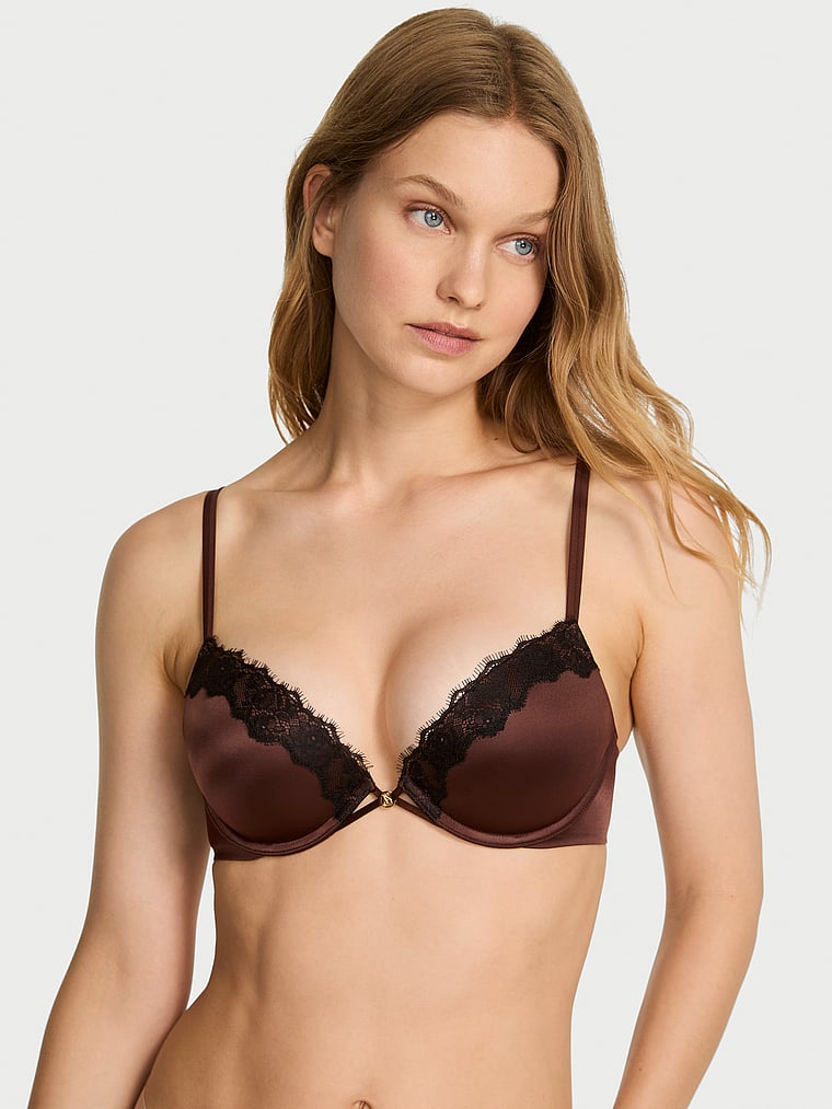 Бюстгальтер пуш-ап с гладкой кружевной отделкой Very Sexy, lace trim ganache
Бюстгальтер пуш-ап с гладкой кружевной отделкой Very Sexy, lace trim ganache