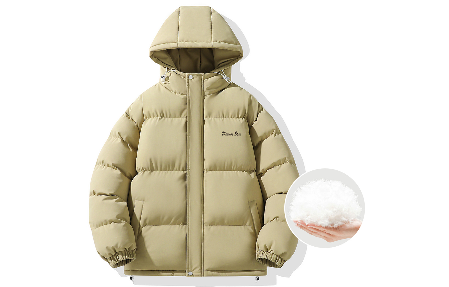 WARRIOR Пуховик Unisex, Khaki
WARRIOR Пуховик Unisex, Khaki