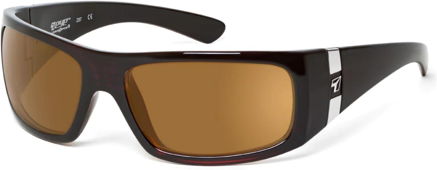 7 EYE SHAKA — стильные солнцезащитные очки унисекс с полной оправой, идеально подходят для отдыха на природе, 100% защита от UVA и UVB лучей, Mahogany Frame/Polarized Copper Lenses
7 EYE SHAKA — стильные солнцезащитные очки унисекс с полной оправой, идеально подходят для отдыха на природе, 100% защита от UVA и UVB лучей, Mahogany Frame/Polarized Copper Lenses