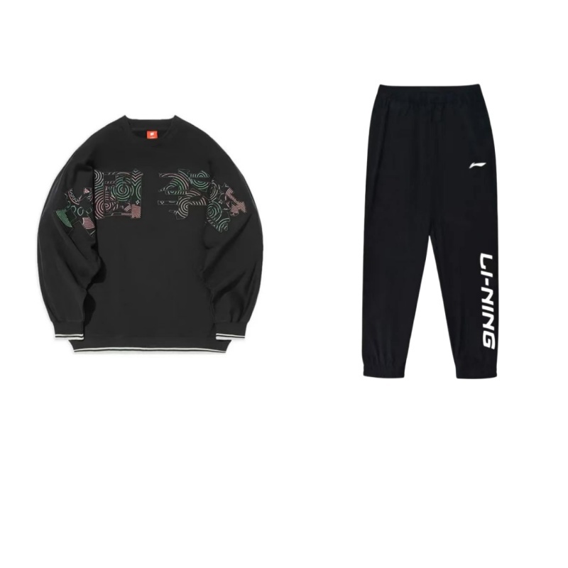 Повседневная спортивная одежда Li Ning, унисекс, черная
Повседневная спортивная одежда Li Ning, унисекс, черная