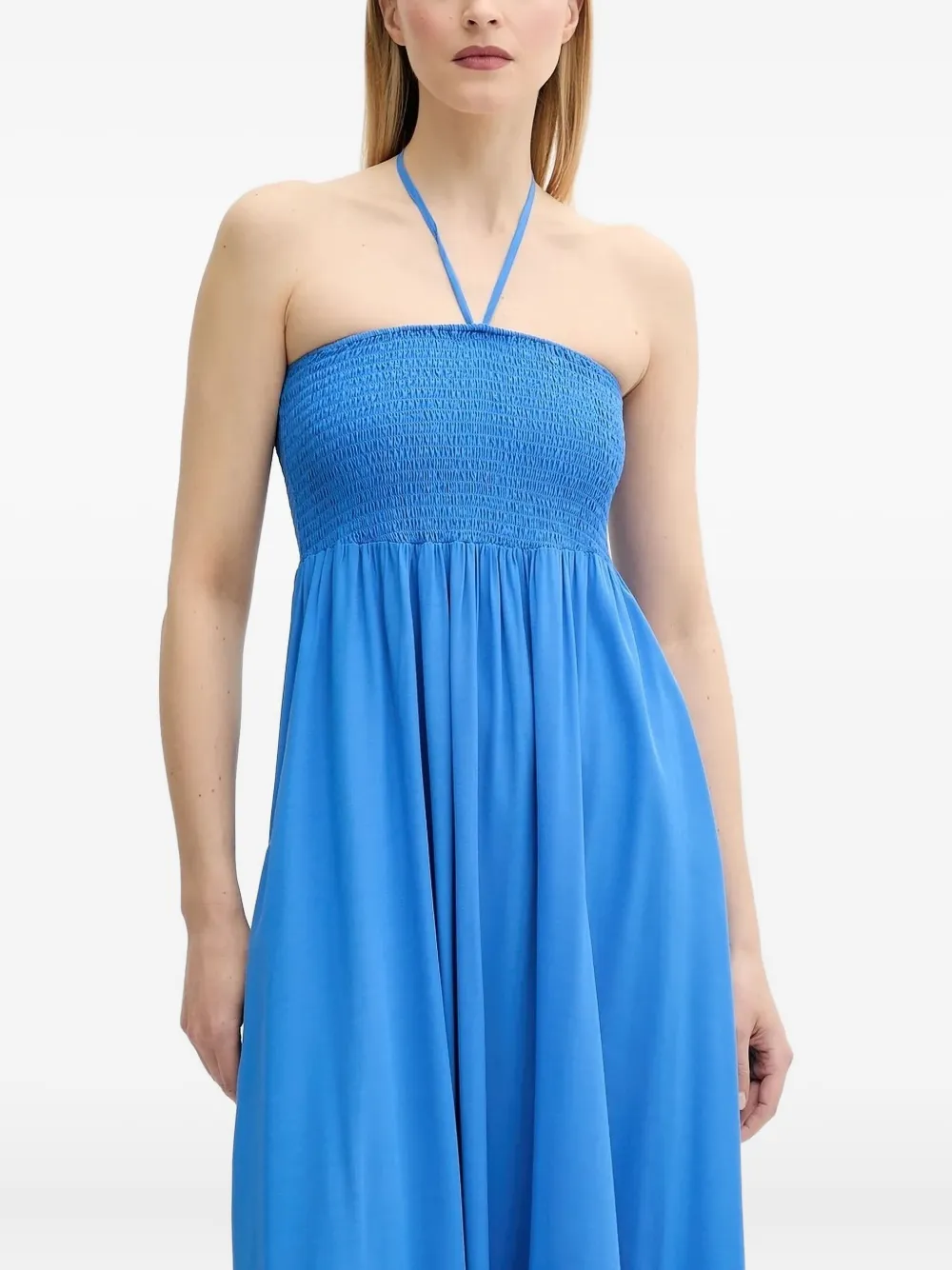 Платье макси с вырезом халтер Gestuz, синий
Платье макси с вырезом халтер Gestuz, синий