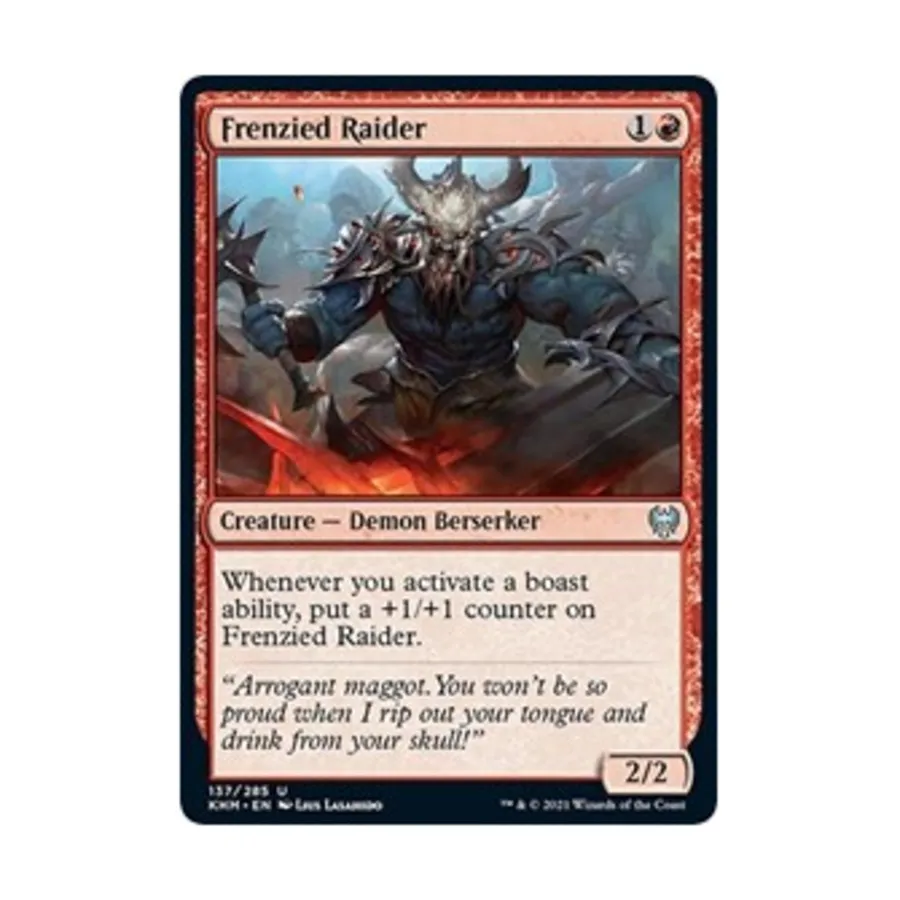 CCG Бешеный рейдер (U), MTG - Kaldheim
CCG Бешеный рейдер (U), MTG - Kaldheim