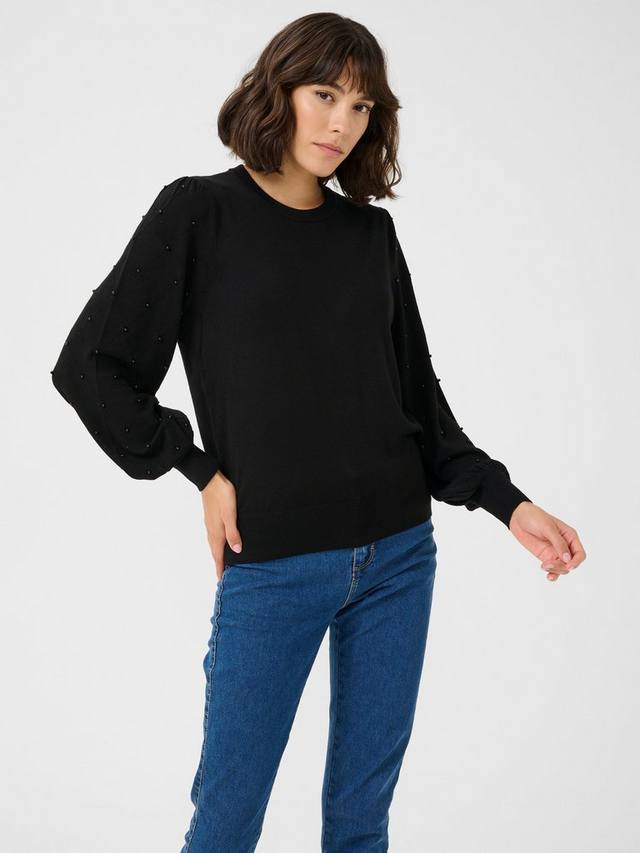 Джемпер обычного кроя с расшитыми бисером рукавами karen KAFFE, глубокий черный
Джемпер обычного кроя с расшитыми бисером рукавами karen KAFFE, глубокий черный