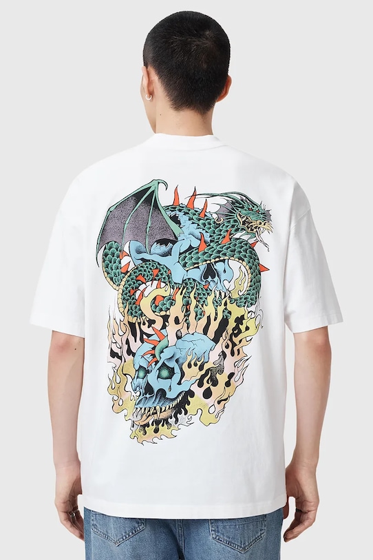 Хлопковая футболка WRITHER Allsaints, белый
Хлопковая футболка WRITHER Allsaints, белый