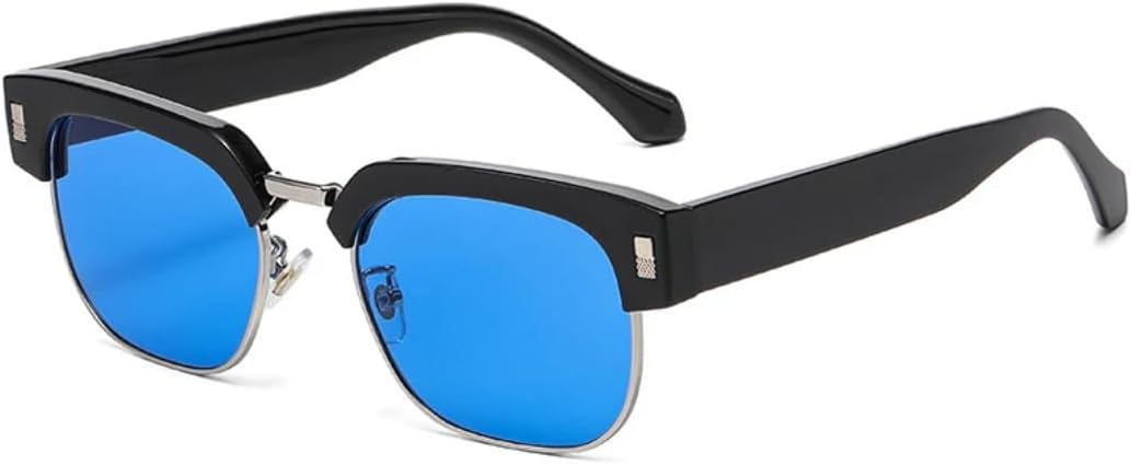 Полуметаллические солнцезащитные очки для женщин, защита от УФ-излучения UV400, модный леопардовый принт, зеленые солнцезащитные очки для мужчин в стиле панк UUPTTPL, Black Blue
Полуметаллические солнцезащитные очки для женщин, защита от УФ-излучения UV400, модный леопардовый принт, зеленые солнцезащитные очки для мужчин в стиле панк UUPTTPL, Black Blue