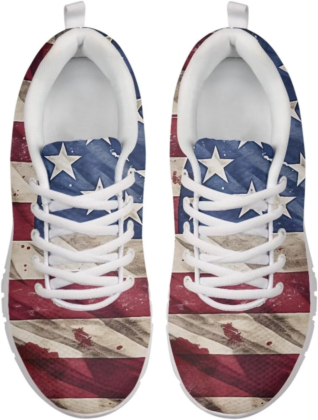 Женские и мужские кроссовки на шнуровке, спортивные, прочные, для бега, походов и тренажерного зала, размеры США 5-15 Xixirimido, Vintage American Flag
Женские и мужские кроссовки на шнуровке, спортивные, прочные, для бега, походов и тренажерного зала, размеры США 5-15 Xixirimido, Vintage American Flag