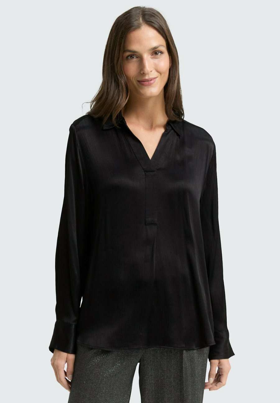 Блуза TOM TAILOR Blouse, Deep Black/Black
Блуза TOM TAILOR Blouse, Deep Black/Black