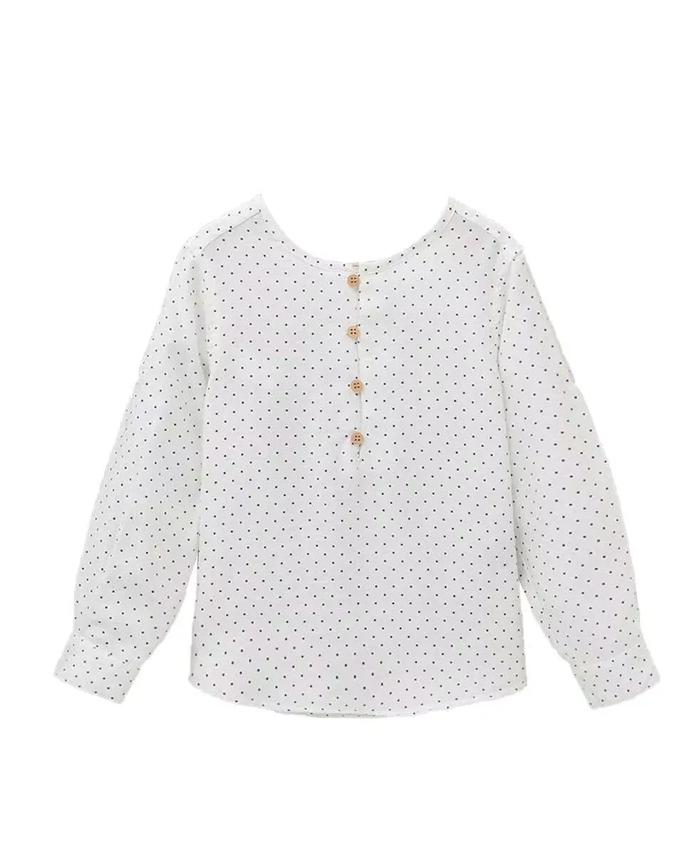 Рубашка для мальчика с длинными рукавами и микропринтом Dadati, белый
Рубашка для мальчика с длинными рукавами и микропринтом Dadati, белый