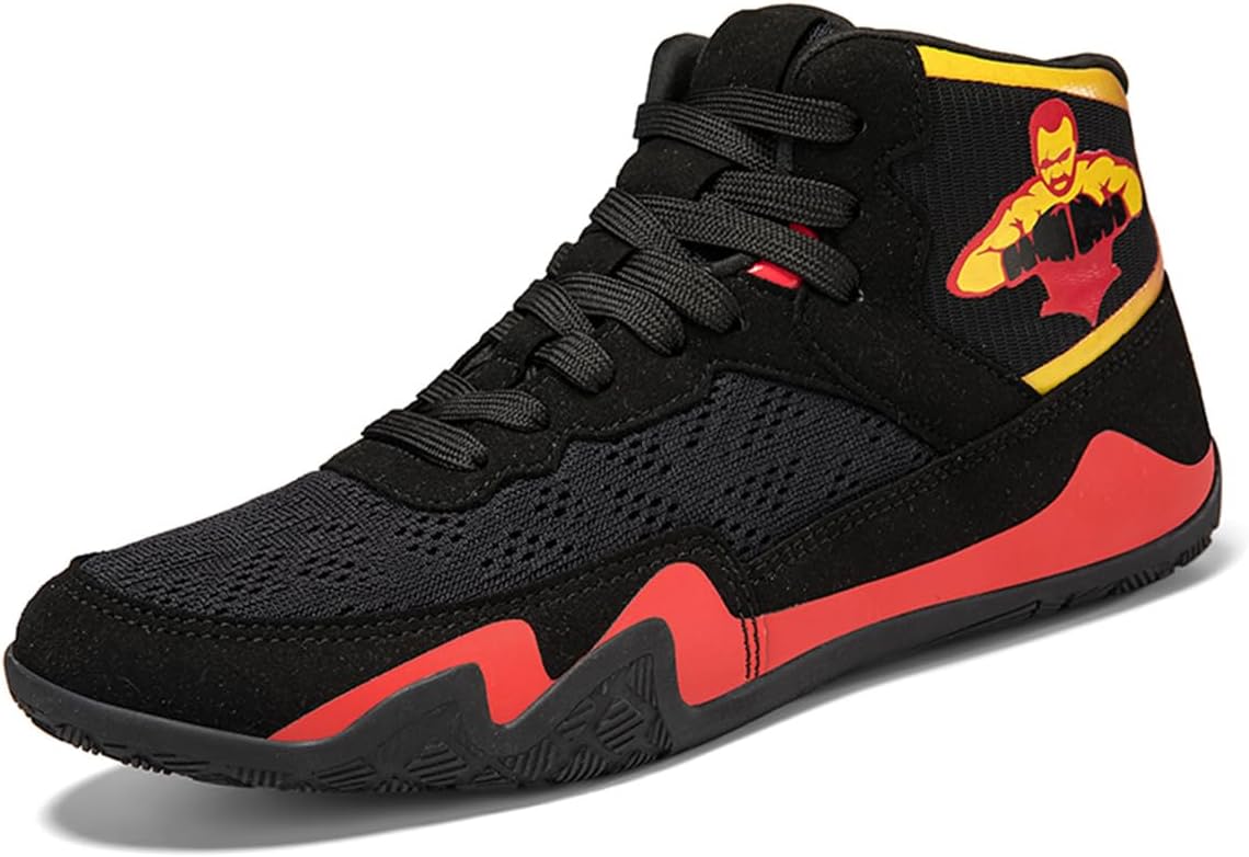 Боксерская обувь для мужчин, кроссовки, дышащие борцы, спортивные ботинки, удобная бодибилдинговая спортивная обувь Ukuboxbag, красный
Боксерская обувь для мужчин, кроссовки, дышащие борцы, спортивные ботинки, удобная бодибилдинговая спортивная обувь Ukuboxbag, красный