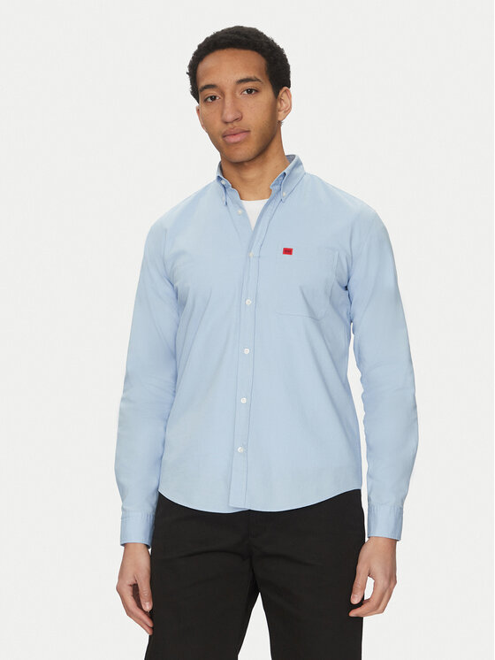 Рубашка облегающего кроя Evito 50479302 Hugo, голубой
Рубашка облегающего кроя Evito 50479302 Hugo, голубой