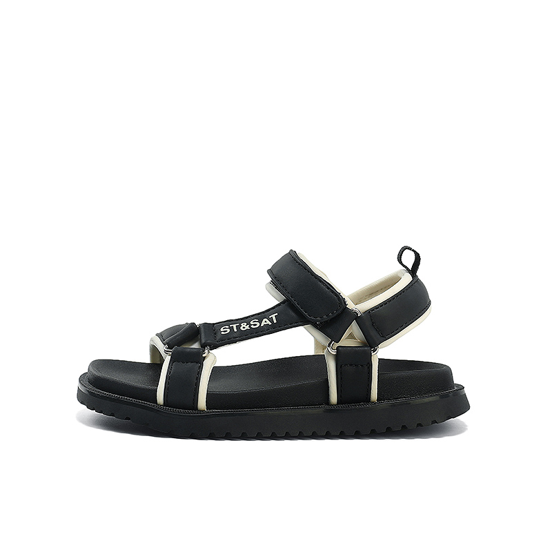 Нескользящие, амортизирующие, износостойкие, дышащие, легкие детские сандалии для детей ST&SAT, белый/черный
Нескользящие, амортизирующие, износостойкие, дышащие, легкие детские сандалии для детей ST&SAT, белый/черный
