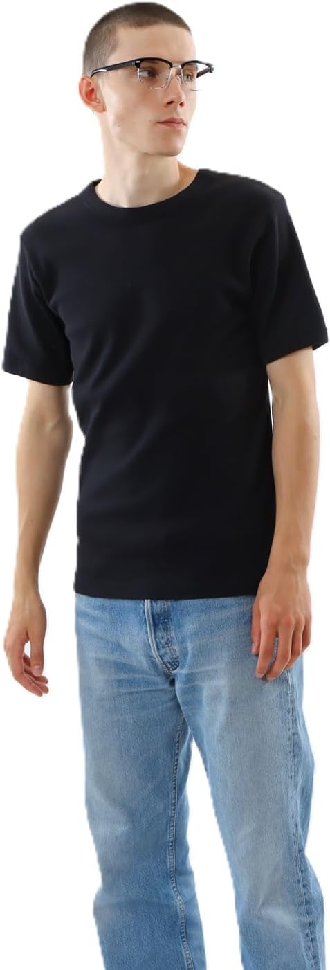 Мужская футболка Hanes с коротким рукавом, ребристой текстурой и круглым вырезом (HM1-R103), черный
Мужская футболка Hanes с коротким рукавом, ребристой текстурой и круглым вырезом (HM1-R103), черный