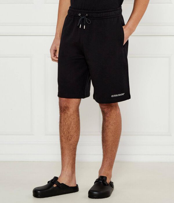 Шорты мужские Guess Jeans хлопковые на кулиске, черный
Шорты мужские Guess Jeans хлопковые на кулиске, черный