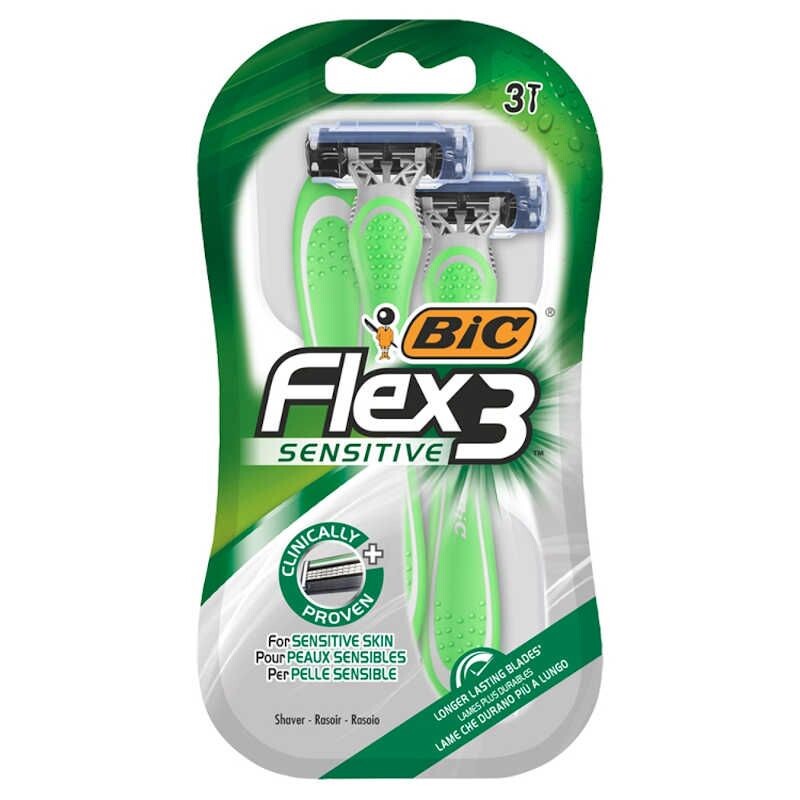BIC Flex 3 Sensitive бритва для мужчин, 3 шт.
BIC Flex 3 Sensitive бритва для мужчин, 3 шт.