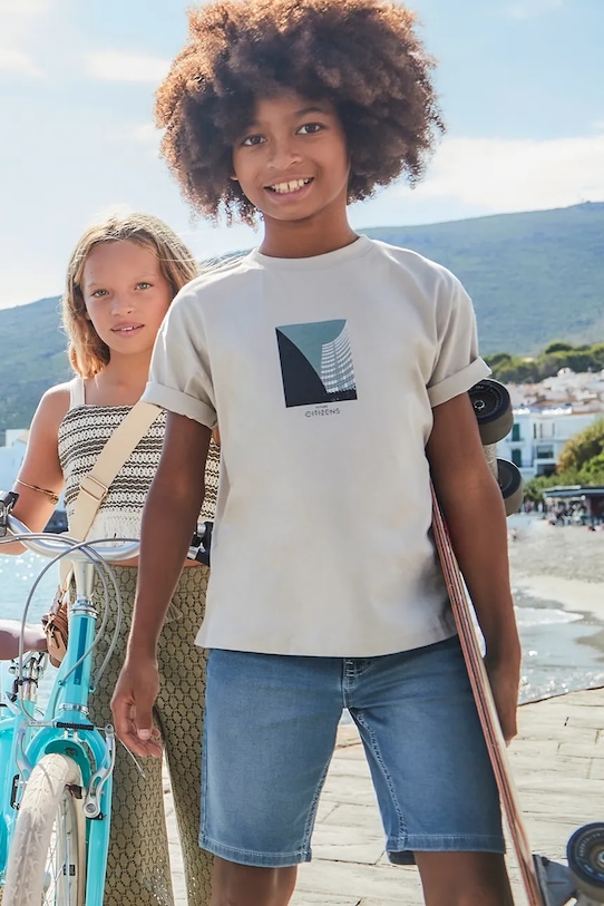 Детские джинсовые шорты soft denim Mayoral, синий
Детские джинсовые шорты soft denim Mayoral, синий