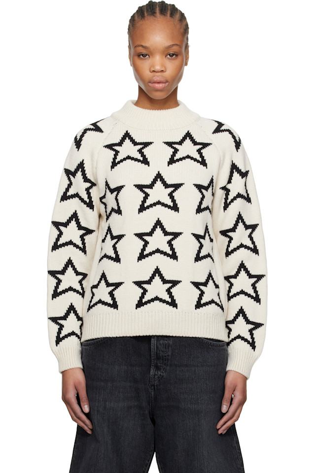 Свитер с высоким воротником и звездой Re/Done, мультиколор
Свитер с высоким воротником и звездой Re/Done, мультиколор