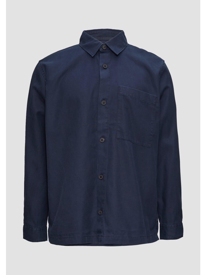 Рубашка sOliver langarm, синий 
Рубашка sOliver langarm, синий