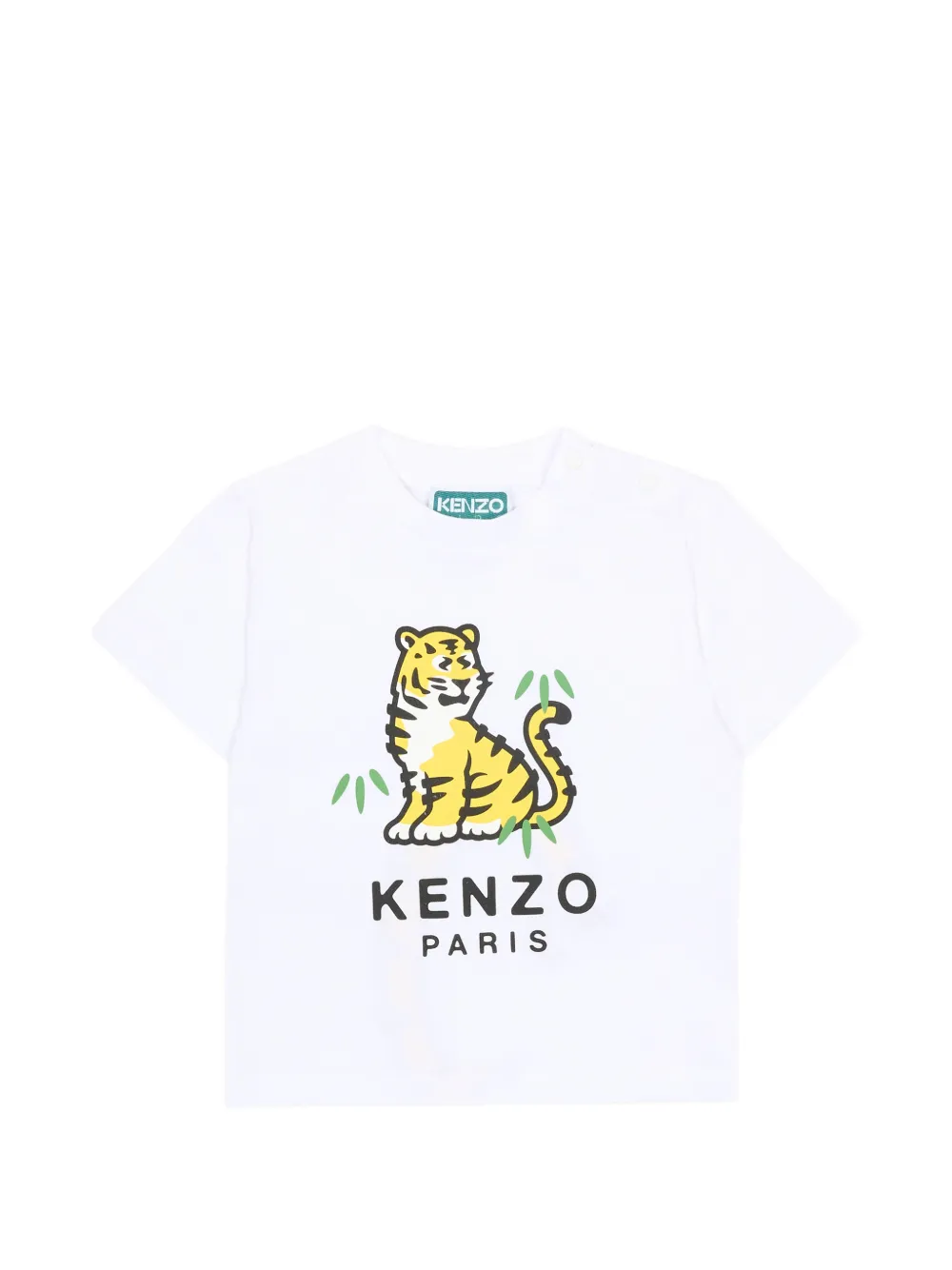 Футболка с принтом и короткими рукавами Kenzo Kids, белый
Футболка с принтом и короткими рукавами Kenzo Kids, белый