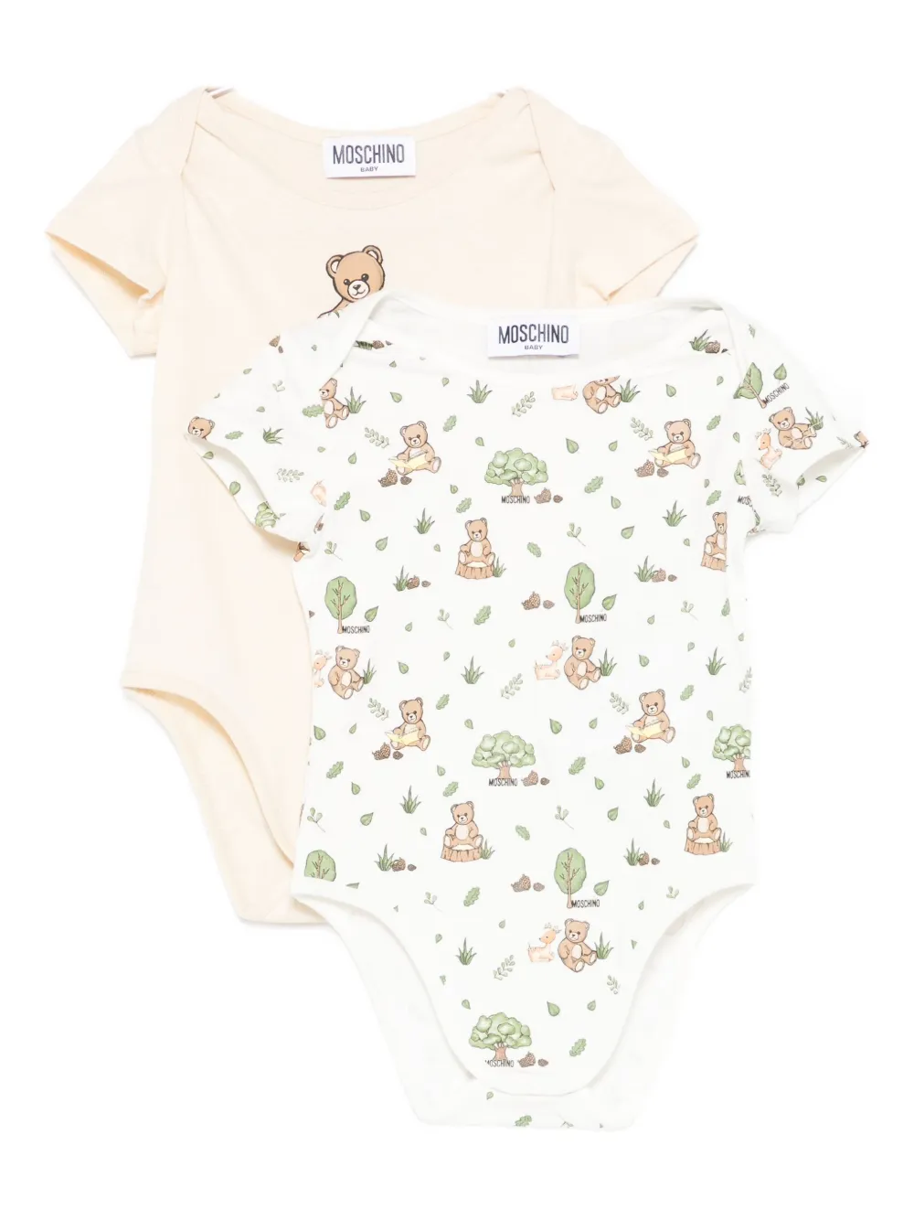 Комплект боди с принтом Тедди Moschino Kids, белый
Комплект боди с принтом Тедди Moschino Kids, белый