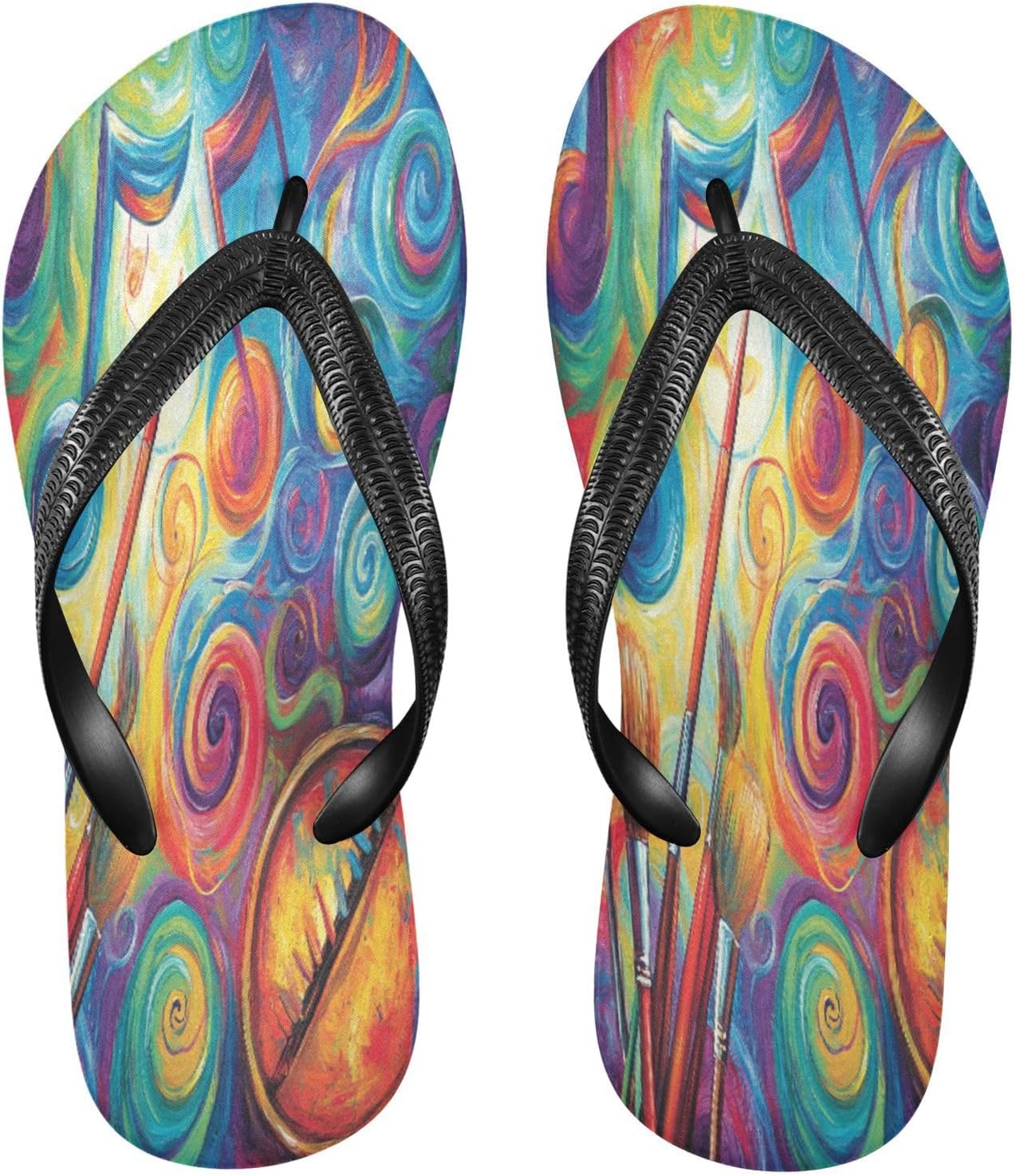 Разноцветные шлепанцы с рисунком в виде кисти, пляжные сандалии-вьетнамки, резиновые нескользящие летние тапочки для ходьбы, обувь для женщин и мужчин Sinestour
Разноцветные шлепанцы с рисунком в виде кисти, пляжные сандалии-вьетнамки, резиновые нескользящие летние тапочки для ходьбы, обувь для женщин и мужчин Sinestour