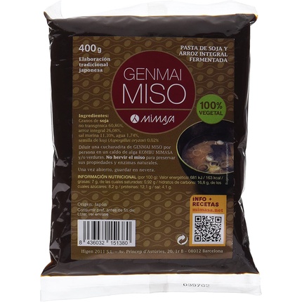 Нутрикосметика - Генмай Мисо 400г Mimasa
Нутрикосметика - Генмай Мисо 400г Mimasa