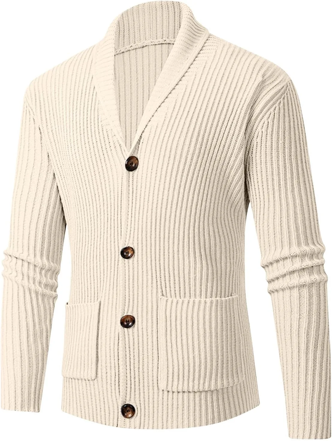 Мужской кардиган с воротником шаль, длинные рукава и карманы AQAYL
Мужской кардиган с воротником шаль, длинные рукава и карманы AQAYL