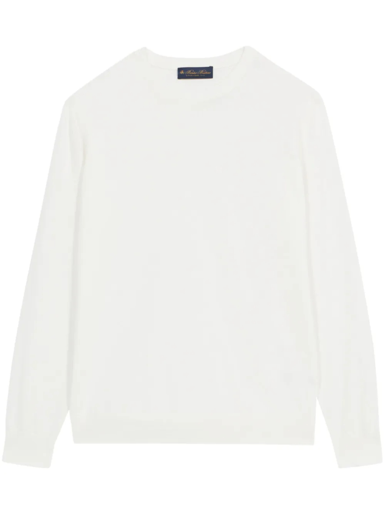 Свитер с круглым вырезом Brooks Brothers, белый
Свитер с круглым вырезом Brooks Brothers, белый