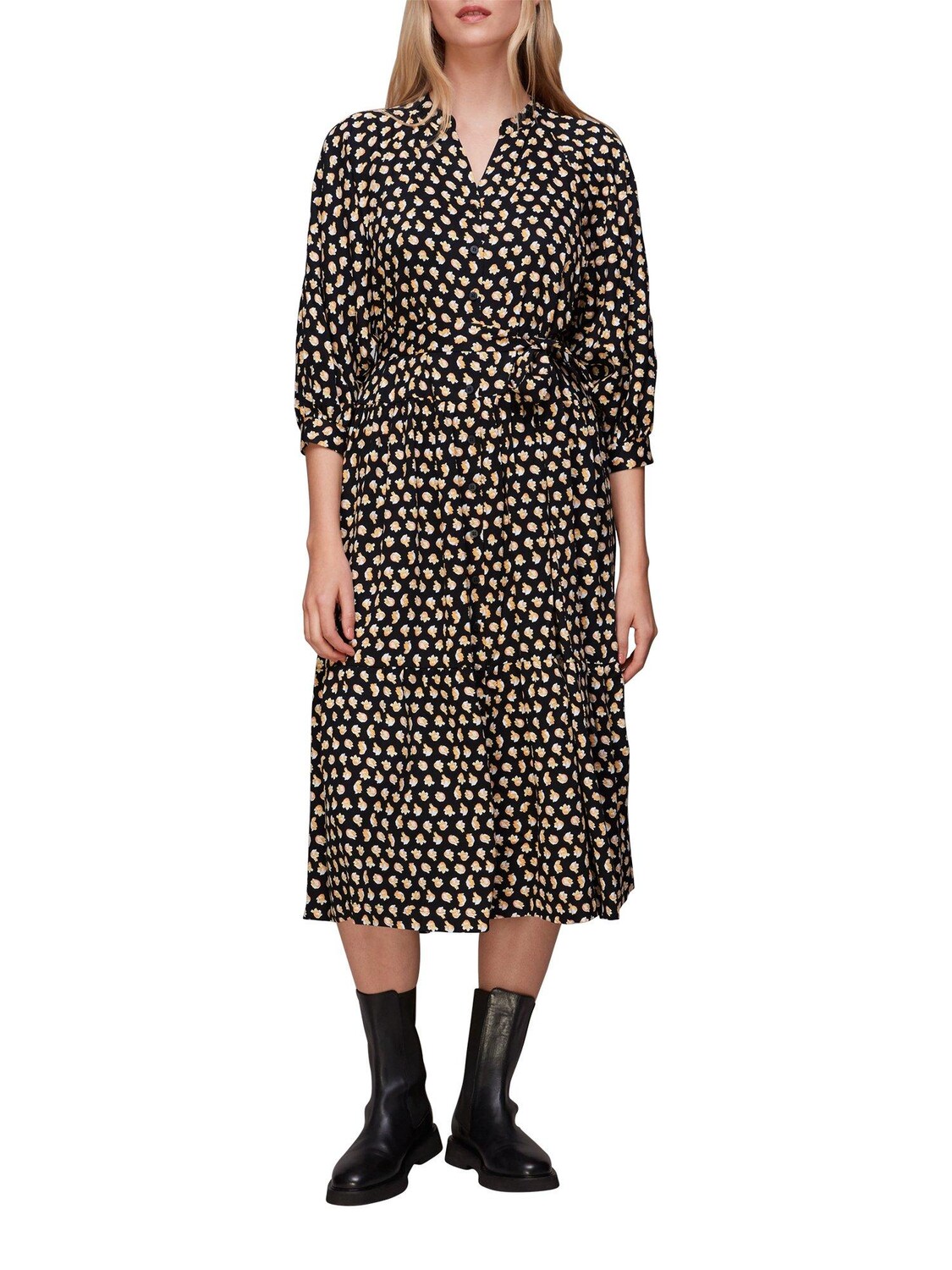 Платье-трапеция Twisting Tulips Whistles, черный
Платье-трапеция Twisting Tulips Whistles, черный