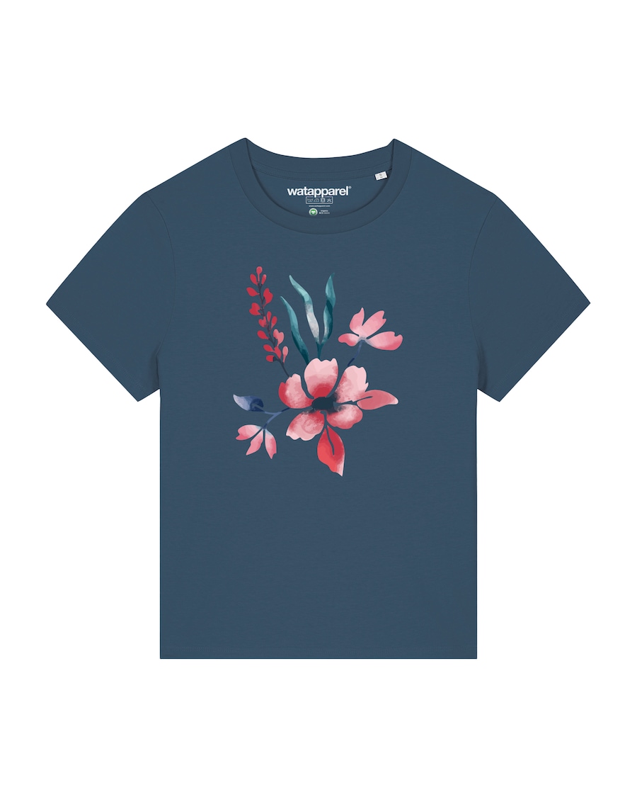 Рубашка Watapparel Blume in Wasserfarbe 01, синий
Рубашка Watapparel Blume in Wasserfarbe 01, синий