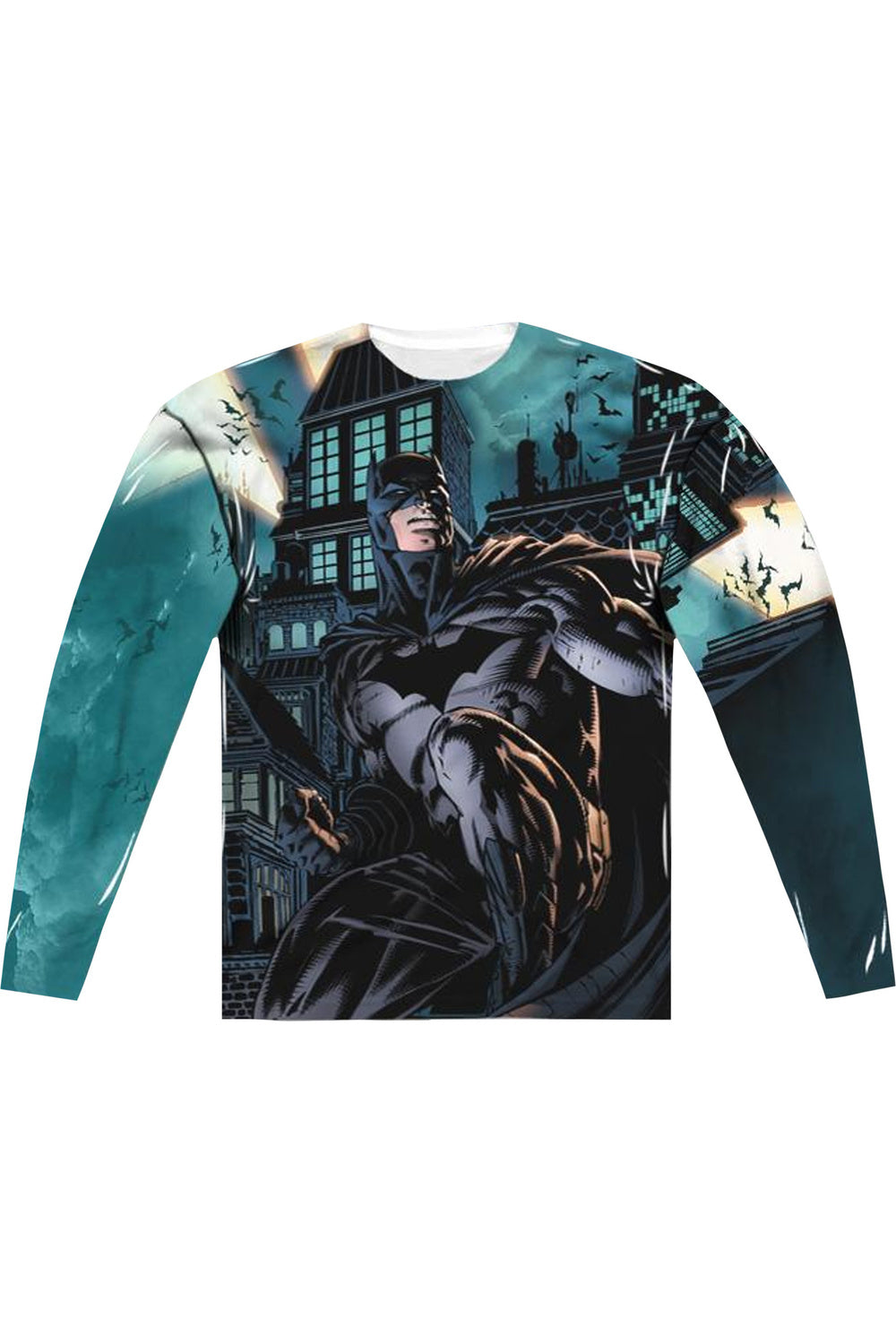 Футболка с длинным рукавом для взрослых из полиэстера «Бэтмен идет за тобой» (принт спереди/сзади) Gildan, белый
Футболка с длинным рукавом для взрослых из полиэстера «Бэтмен идет за тобой» (принт спереди/сзади) Gildan, белый