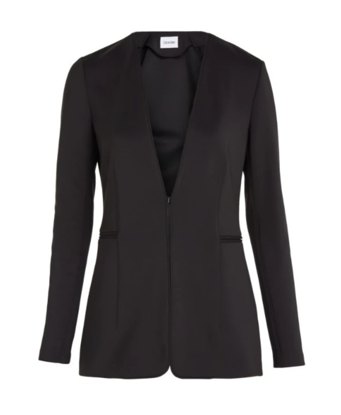 Длинный пиджак из технической трикотажной ткани Calvin Klein, черный
Длинный пиджак из технической трикотажной ткани Calvin Klein, черный