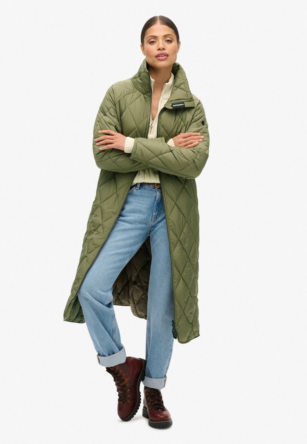 Зимнее пальто LONG Superdry, зеленый
Зимнее пальто LONG Superdry, зеленый