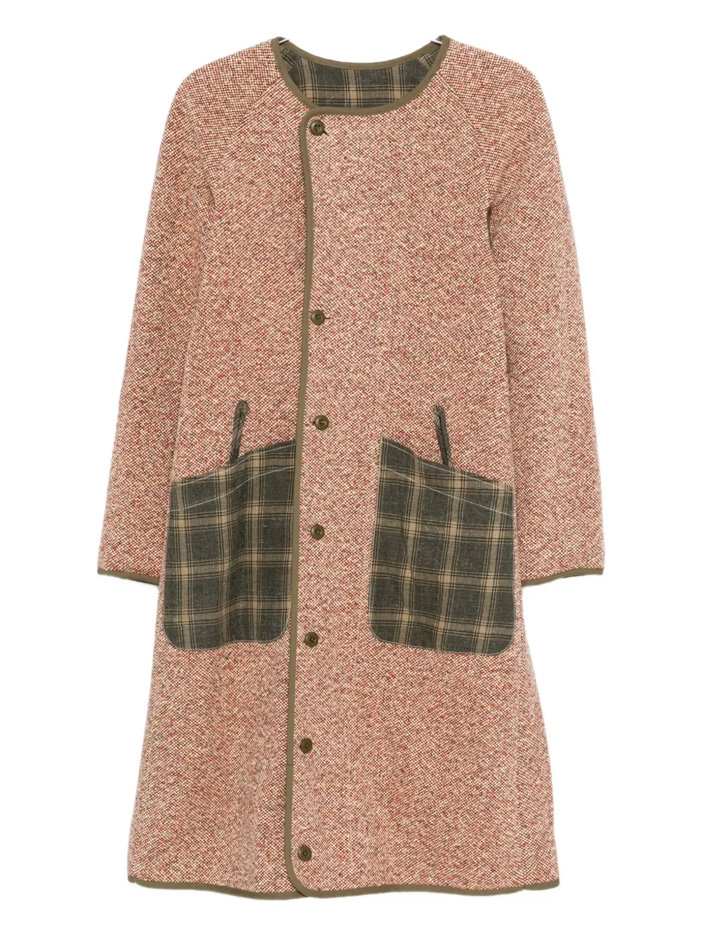 Двустороннее пальто с рукавами реглан R13, оранжевый
Двустороннее пальто с рукавами реглан R13, оранжевый