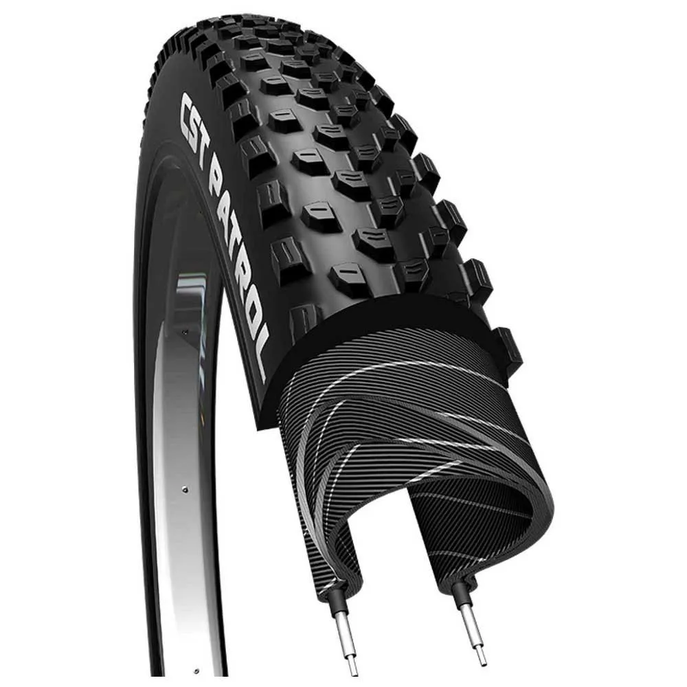 Шина для горного велосипеда CST Patrol Tubeless 27.5´´ x 2.60, черный 
Шина для горного велосипеда CST Patrol Tubeless 27.5´´ x 2.60, черный