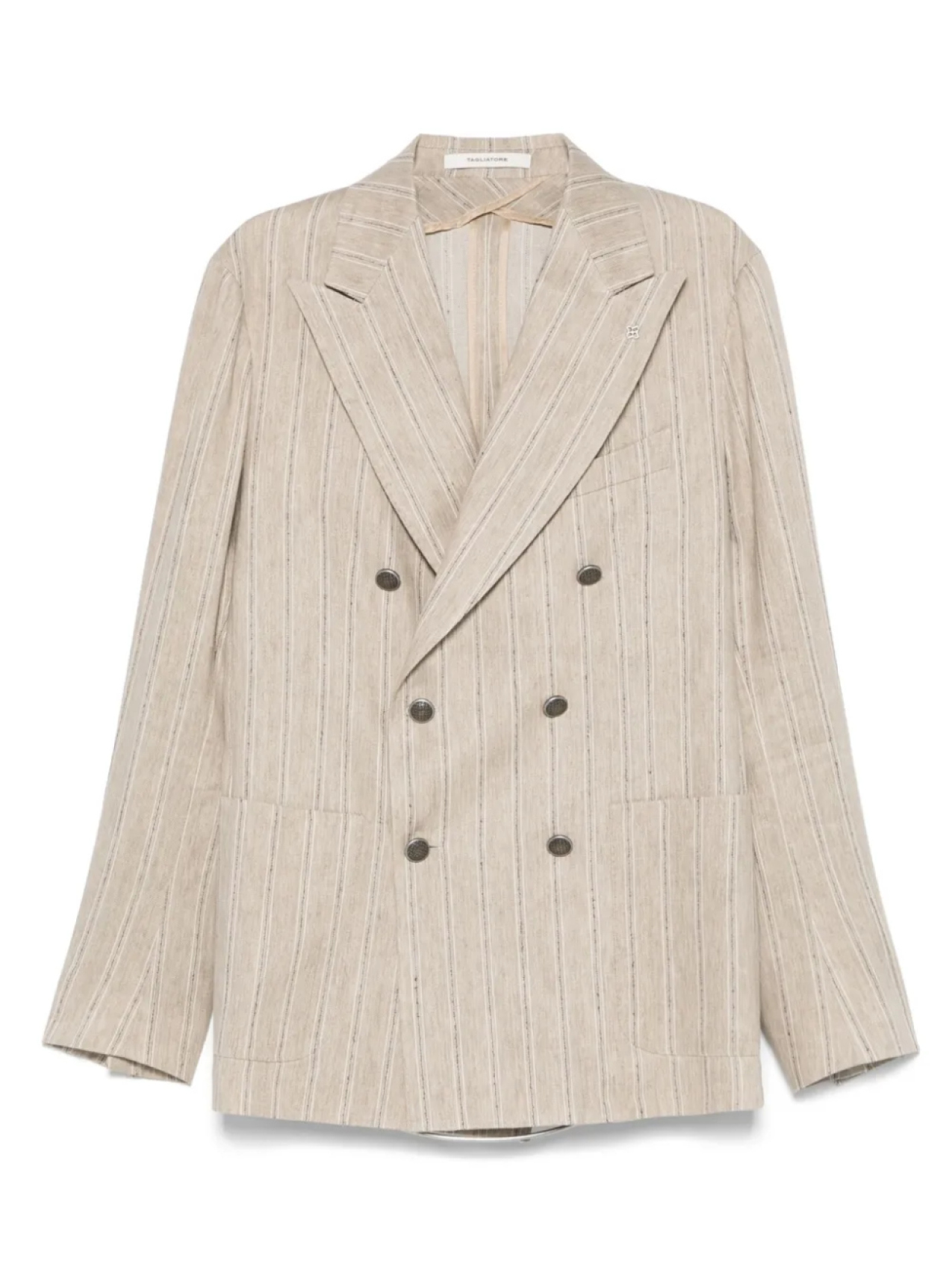 Tagliatore двубортный пиджак, нейтральный 
Tagliatore двубортный пиджак, нейтральный
