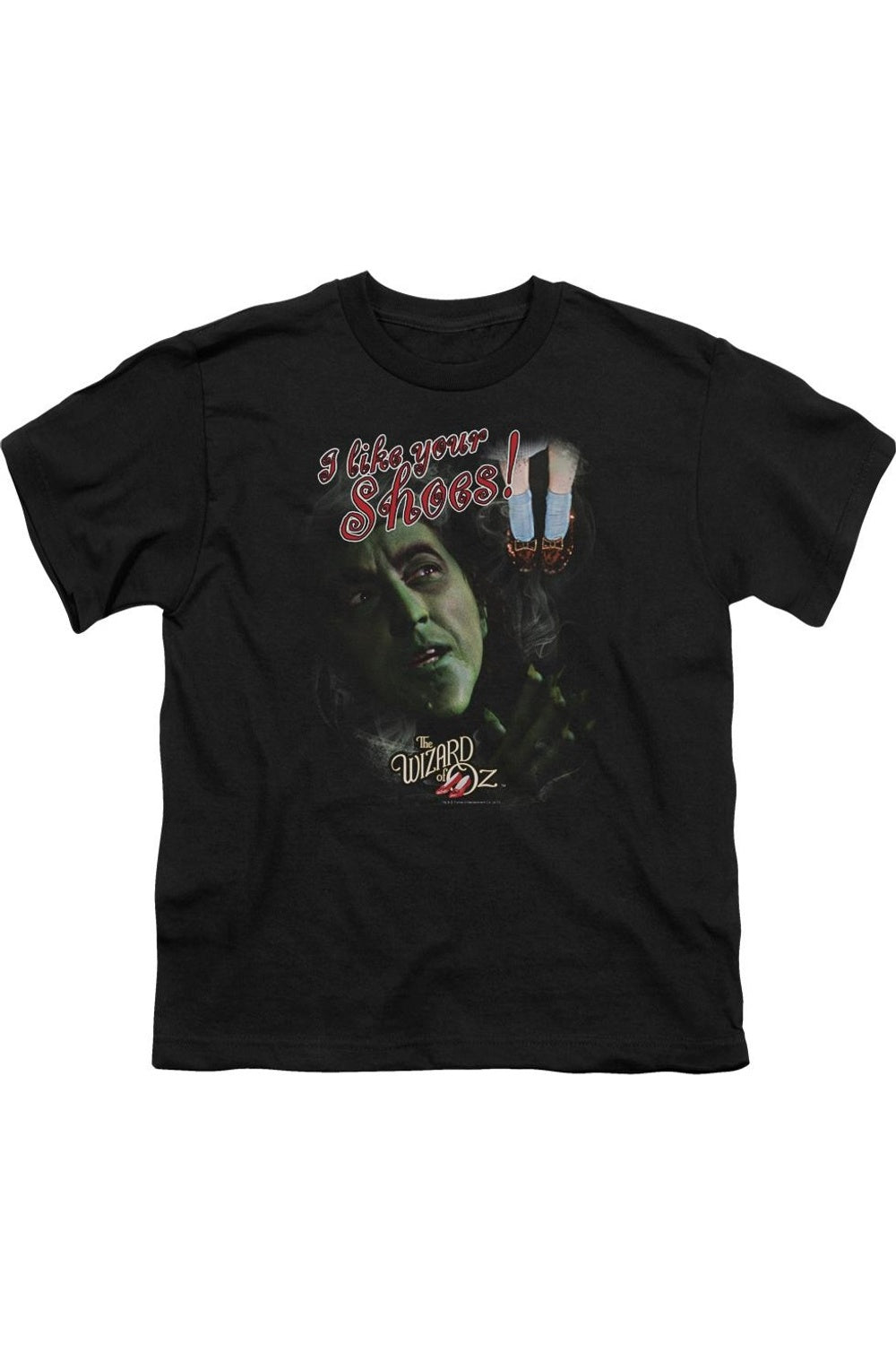 Футболка с коротким рукавом для детей "Волшебник страны Оз" - "Мне нравятся твои туфли" Gildan, черный 
Футболка с коротким рукавом для детей "Волшебник страны Оз" - "Мне нравятся твои туфли" Gildan, черный