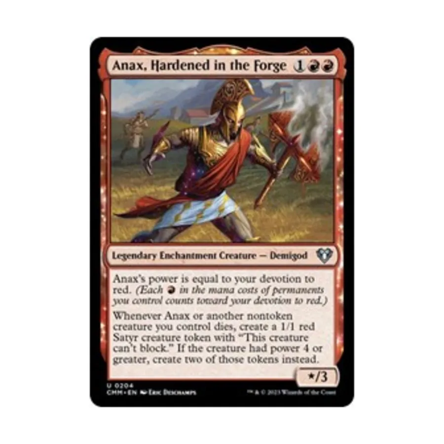 CCG Анакс, закаленный в кузнице (U), MTG - Commander Masters
CCG Анакс, закаленный в кузнице (U), MTG - Commander Masters