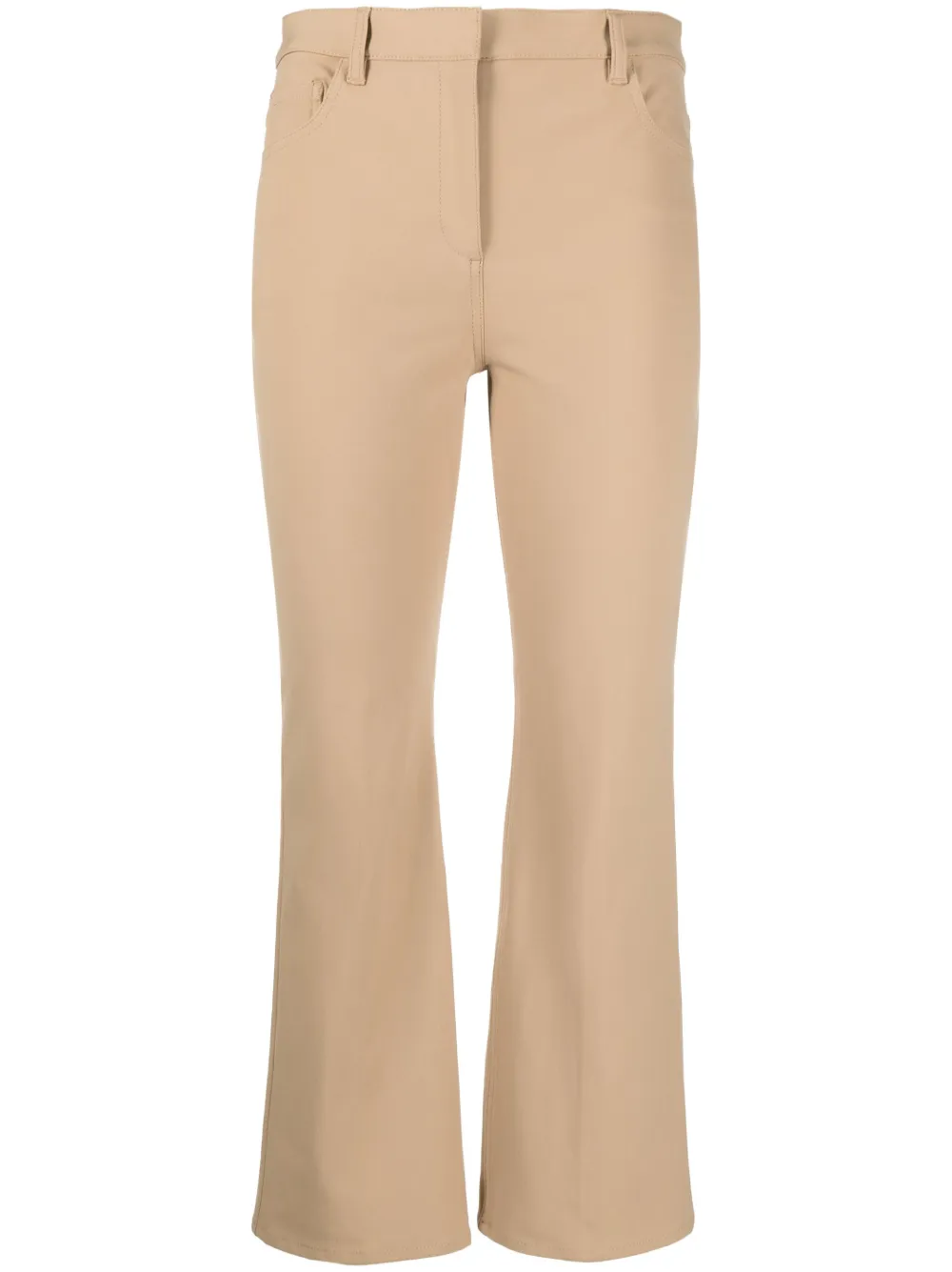 Укороченные брюки средней посадки Theory, коричневый
Укороченные брюки средней посадки Theory, коричневый