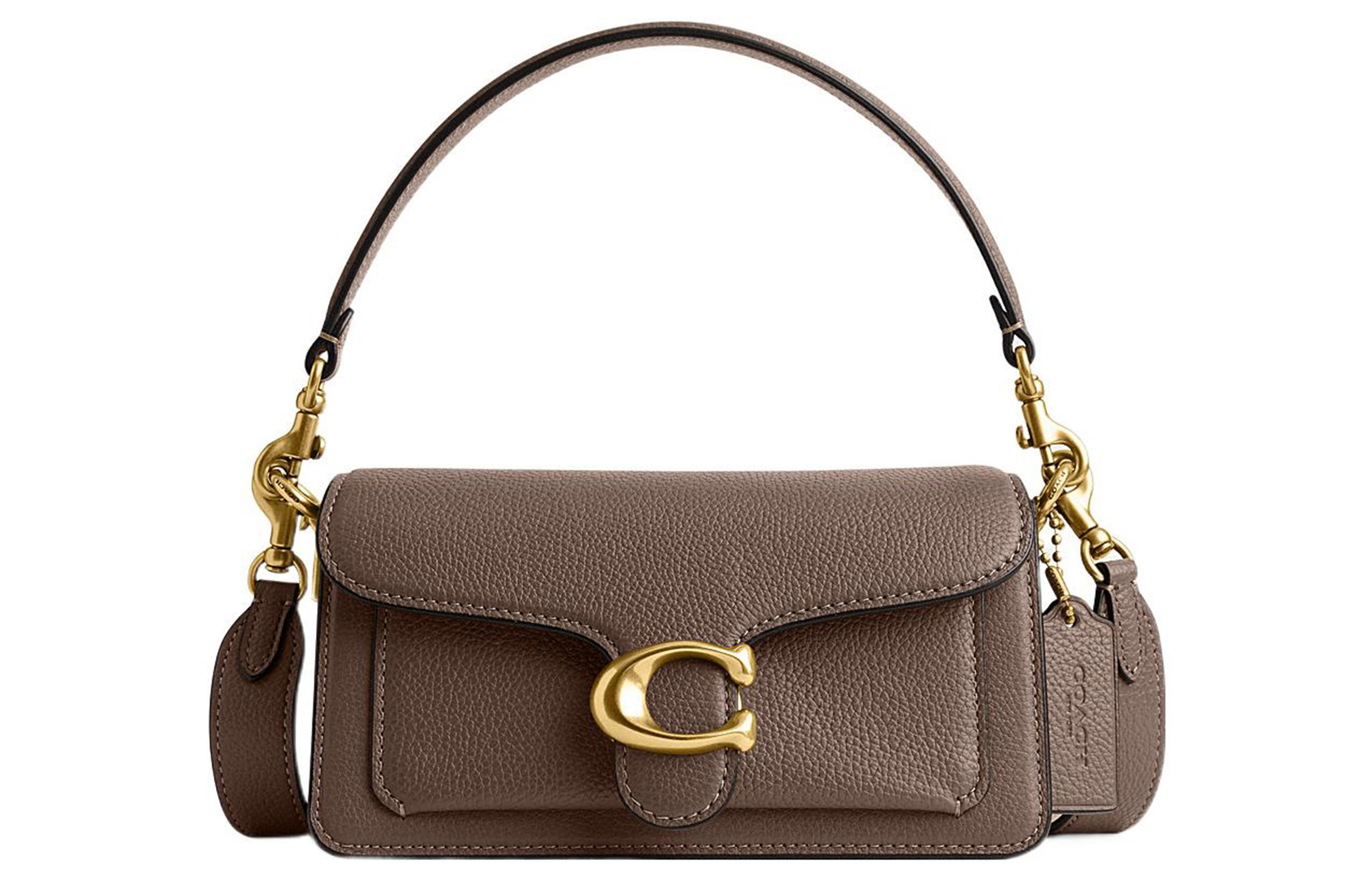 COACH Сумка из полосатой кожи, сумка на плечо, сумка через плечо, маленькая женская, коричневого цвета
COACH Сумка из полосатой кожи, сумка на плечо, сумка через плечо, маленькая женская, коричневого цвета