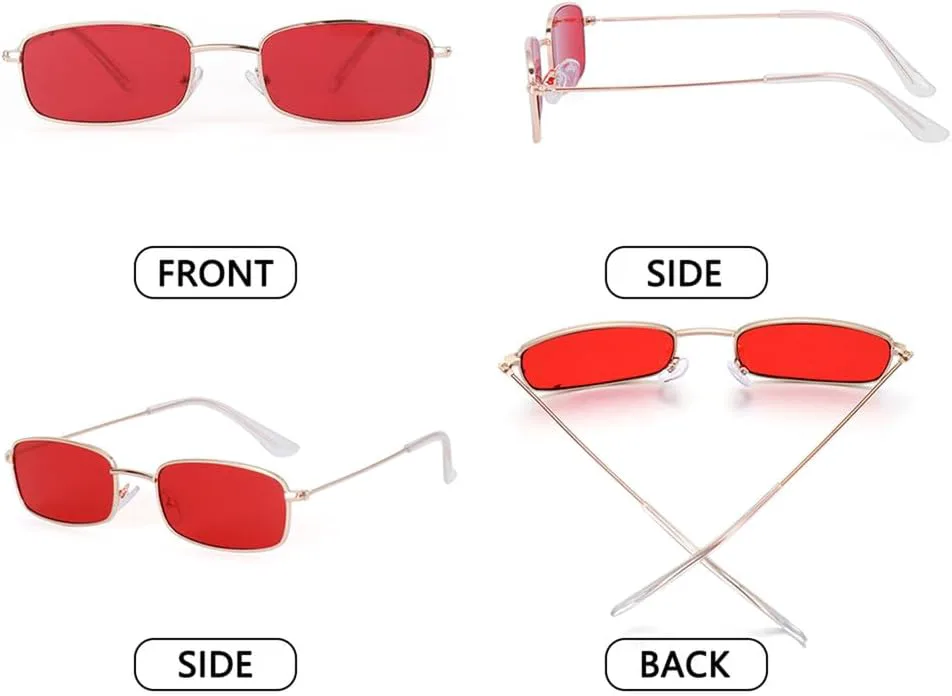 Узкие мужские солнцезащитные очки прямоугольной формы, женские металлические солнцезащитные очки в винтажном стиле с защитой от УФ-излучения UV400 HDUBFY, 6
Узкие мужские солнцезащитные очки прямоугольной формы, женские металлические солнцезащитные очки в винтажном стиле с защитой от УФ-излучения UV400 HDUBFY, 6