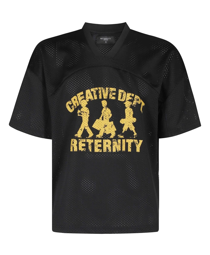 Футболка с сетчатым логотипом креативного отдела Reternity, черный
Футболка с сетчатым логотипом креативного отдела Reternity, черный