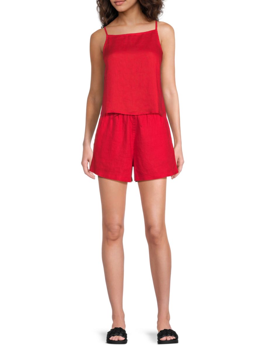 Шорты на завязках из 100% льна Saks Fifth Avenue, цвет Fire Engine Red
Шорты на завязках из 100% льна Saks Fifth Avenue, цвет Fire Engine Red