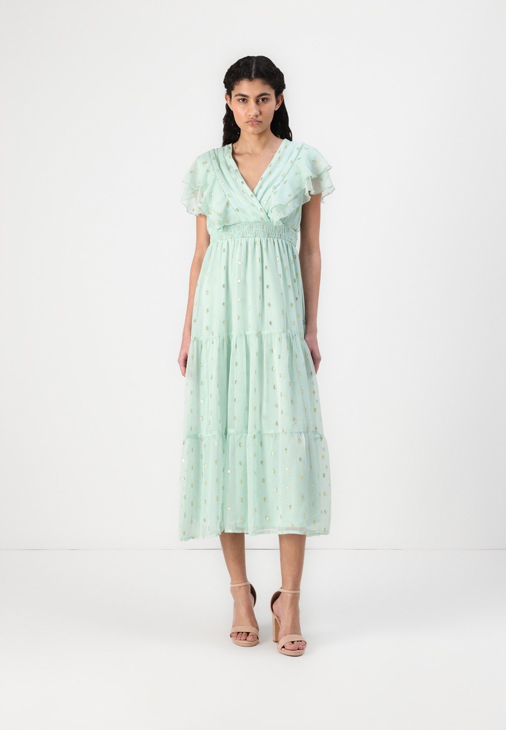 Коктейльное платье / Вечернее платье VIKAREN MIDI FRILL DRESS VILA, зеленый
Коктейльное платье / Вечернее платье VIKAREN MIDI FRILL DRESS VILA, зеленый